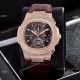 Japan Grade Patek Philippe Nautilus Diamonds Watches Rose Gold White Face (3)_th.jpg